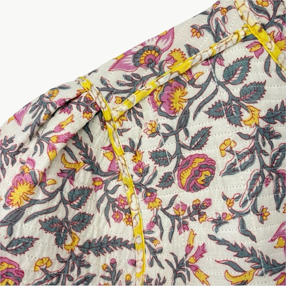 NWOT LLANI x Free People Sofi Reversible Floral Jacket | Small | Ivory/Coral - Picture 11 of 15